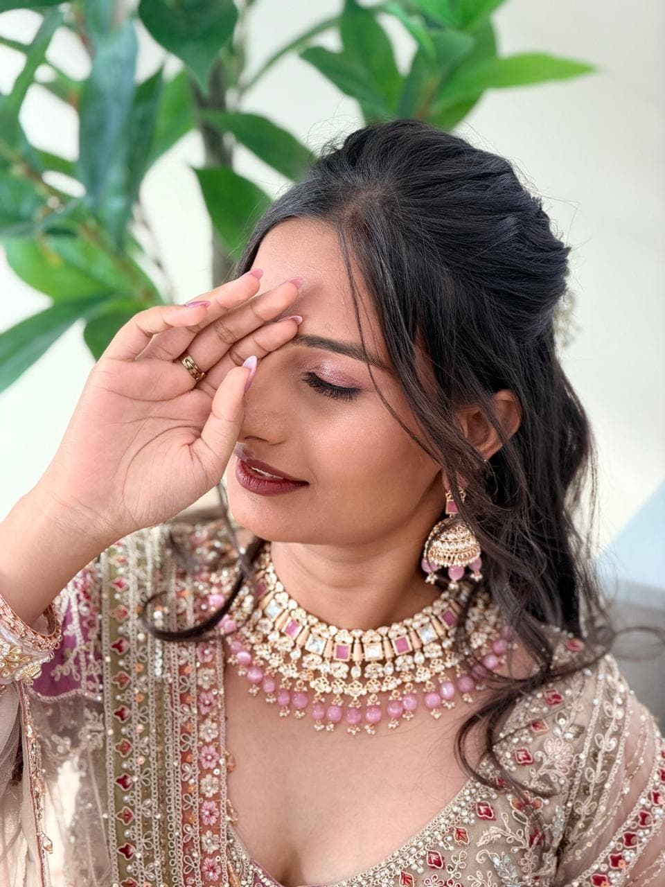 HD bridal make-up with a luminous finish